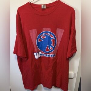 Chicago Cubs MLB Who Stinks Now Goat Red T Shirt Sz 2XL  Fits Like XL